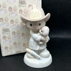Precious Moments "Love Rescued Me" figurine